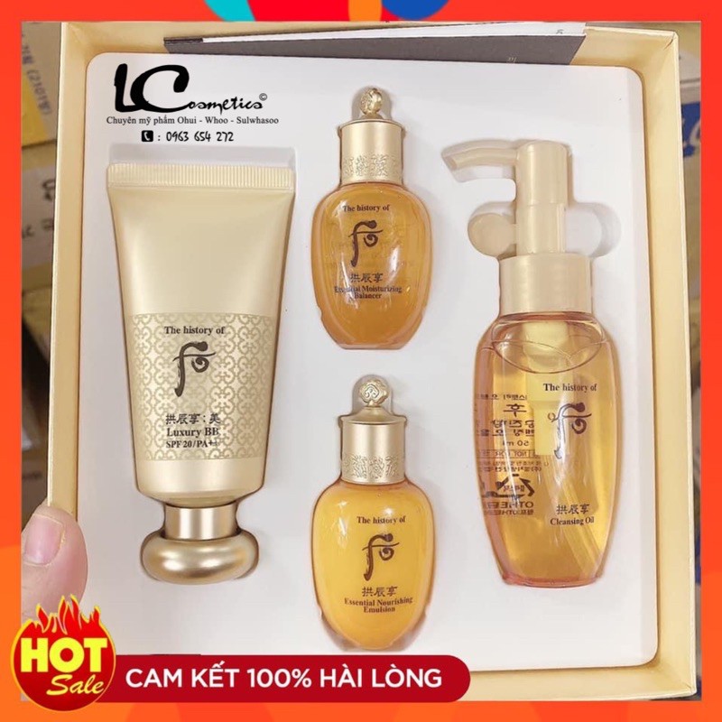 ( Bb221 ) Kem nền Whoo Bb Luxury SPF20/PA++❤️CHUẨN AUTH 100%❤️che khuyết điểm tốt-kiềm dầu-tự nhiên-tệp da-thành phần dư