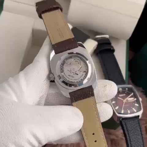 Đồng Hồ Nam Cơ mặt Vuông SK  Automatic Dây Da Lịch Ngày Thứ Chống Nước bảo hàng 12 tháng | BigBuy360 - bigbuy360.vn