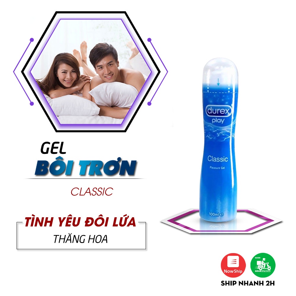 Gel Bôi Trơn Durex Play Classic 50ml Chính Hãng, Gel Dưỡng Ẩm Và Bôi Trơn Giúp Cuộc Yêu Thăng Hoa