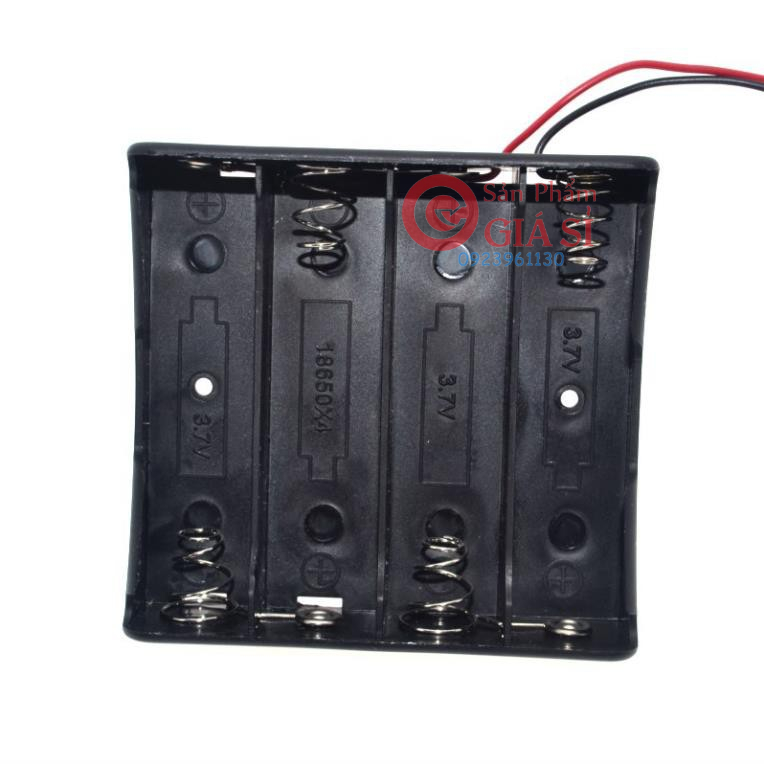 Đế pin lipo 18650 nối tiếp 4 cell ❤️freeship❤️