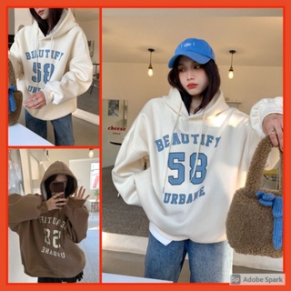  Áo Hoodie Mũ 2 Lớp BeauTiFy 58 Unisex  FREESHIP  Sweater from rộng tay to ,mũ 2 Lớp nỉ mịn 