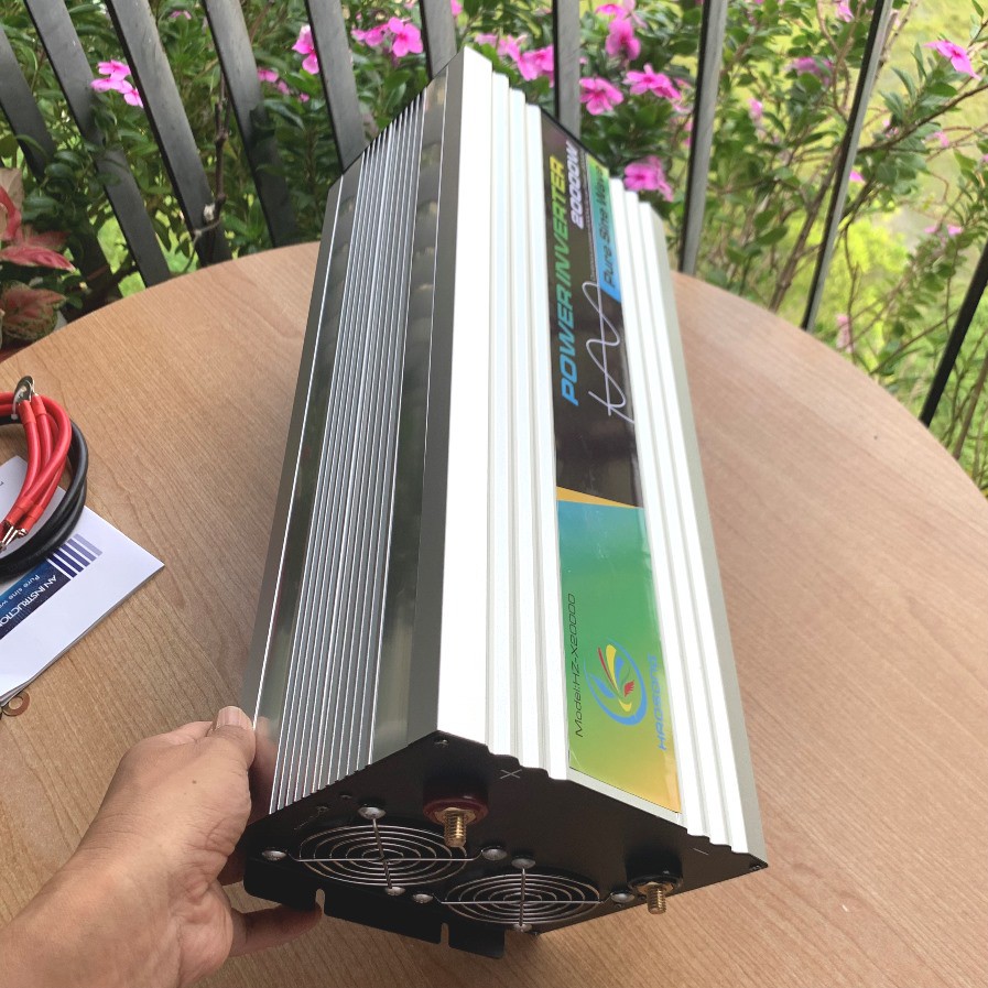 Bộ chuyển đổi kích điện ắc quy 12V lên 220V sóng Sin Chuẩn 4000W dùng tại gia đình, xe tải lớn, nhà xưởng