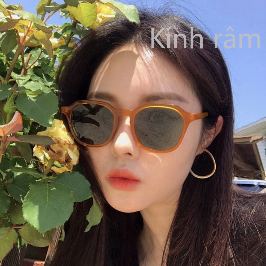 Kính mát gọng tròn vintage thời trang 3314