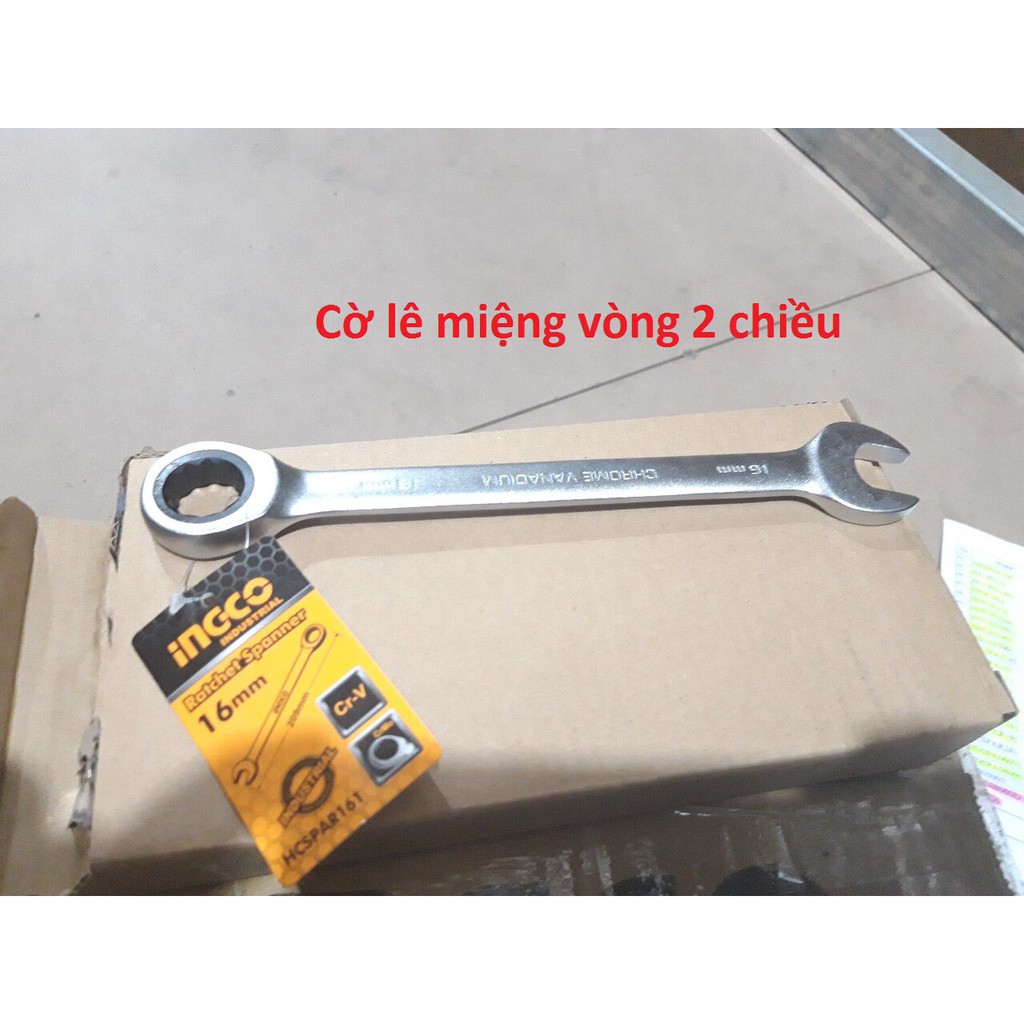 Cờ lê miệng vòng 2 chiều ingco HCSPAR161