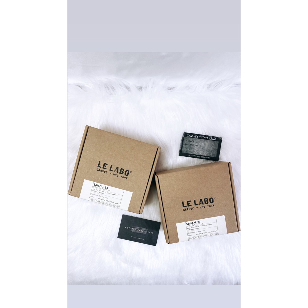 [Nhập Khẩu Chính Ngạch] Nước Hoa Nam Chính Hãng Le Labo Santal 33 100ml | Thế Giới Skin Care