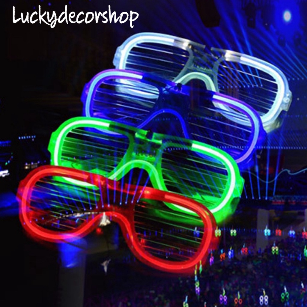 Kính mắt gắn đèn led phát sáng nhiều màu sắc vui nhộn quẩy tiệc HK900