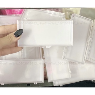 Hộp đựng nail box, đựng fan mi, đựng móng úp nailbox hộp chữ nhật nailbox