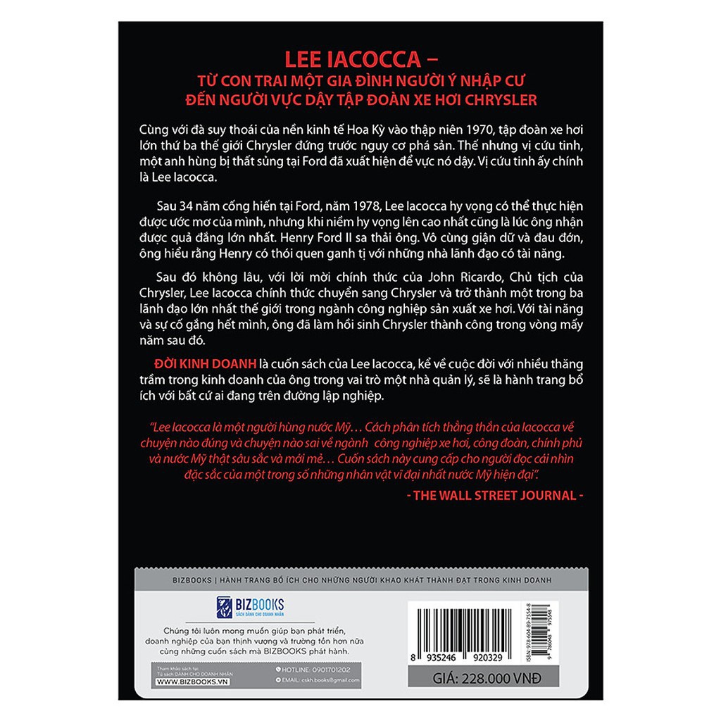 Sách - Iacocca - Đời Kinh Doanh - BIZBOOKS