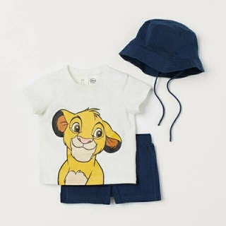 Đồ bộ lion H&M kèm mũ cho bé trai hàng xuất dư