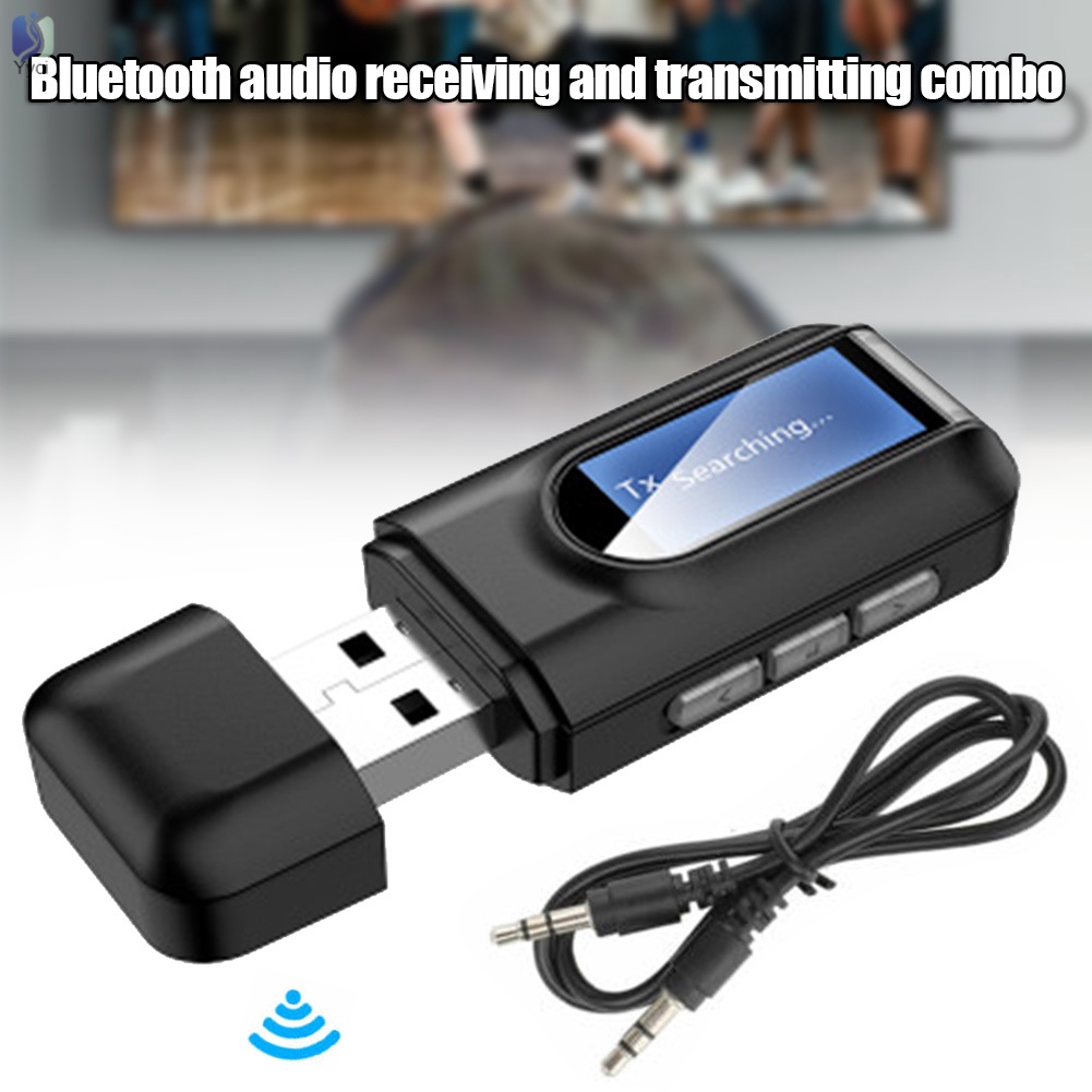 Bộ Thu Phát Bluetooth 5.0 Màn Hình Lcd 3.5mm Kèm Phụ Kiện Cho Laptop | BigBuy360 - bigbuy360.vn