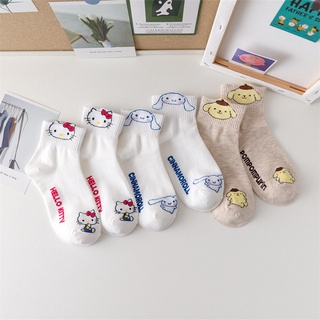 Image of Women Sock Melody Socks Cinnamon Dog Cotton Sock