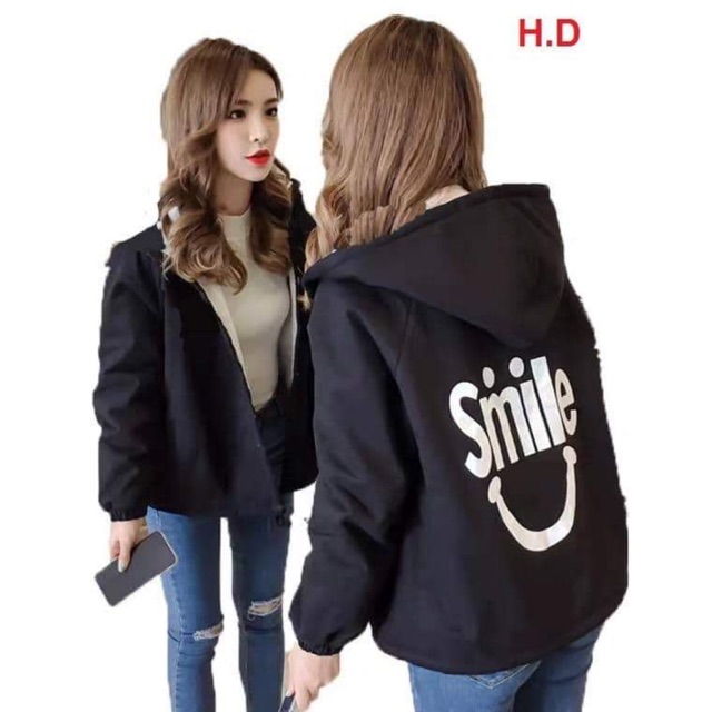 Áo gió SMILER mặt cười HĐ12