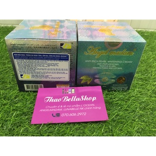 set 2 hộp kem angelmadam ngọc trai trà xanh angelmadam
