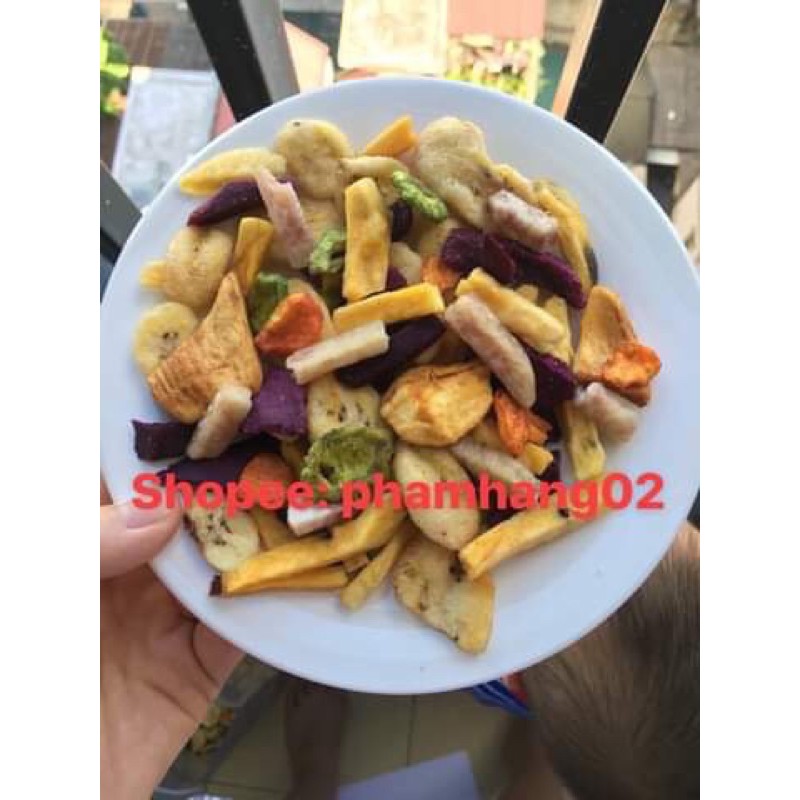 [KH KHÔNG ĐẶT MUA SP NÀY - SHOP THUỘC KHU VỰC BỊ PHONG TOẢ] 1kg Hoa quả sấy vụn (Trái cây sấy vỡ)
