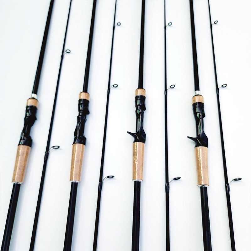 cần câu lure máy ngang và máy đứng carbon Mantis