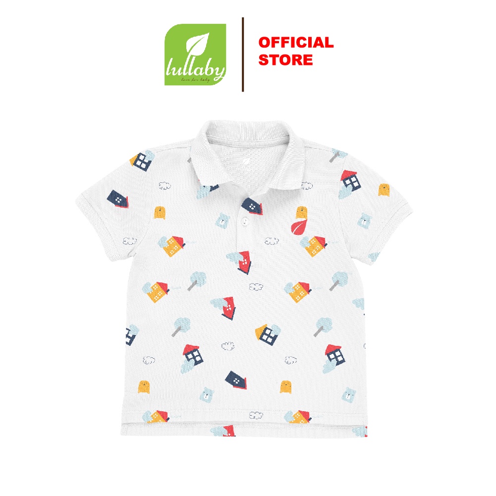 LULLABY - Áo polo cộc tay bé trai NH366M
