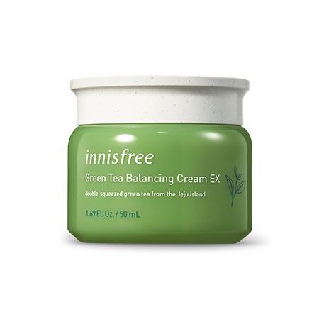 Kem dưỡng da Innisfree trà xanh , Innisfree Cherry Blossom hoa anh đào , kem dưỡng ẩm Innisfree trà xanh 50ml