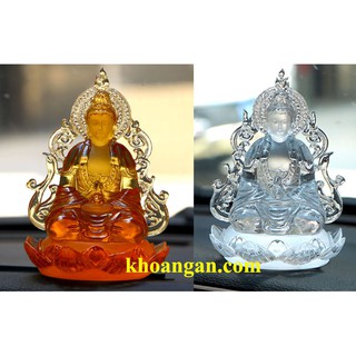 Tượng Phật Bà Quan Âm Bồ Tát 2 Mặt để xe ô tô