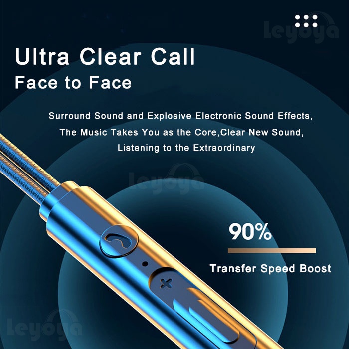 Tai Nghe Chụp Tai Chơi Game Hiệu Leyoya S2 Có Mic BASS hifi thoại / PC tai nghe nhét tai