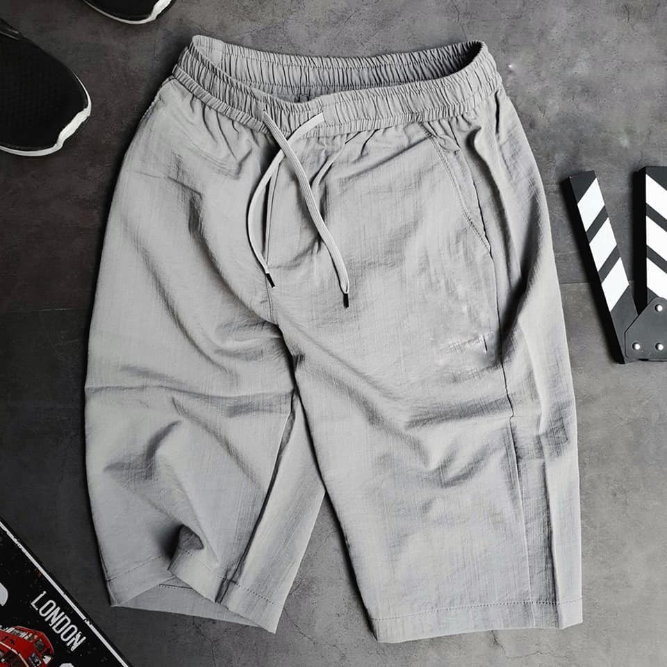 Quần short đũi nam - chất đũi thái cực mát