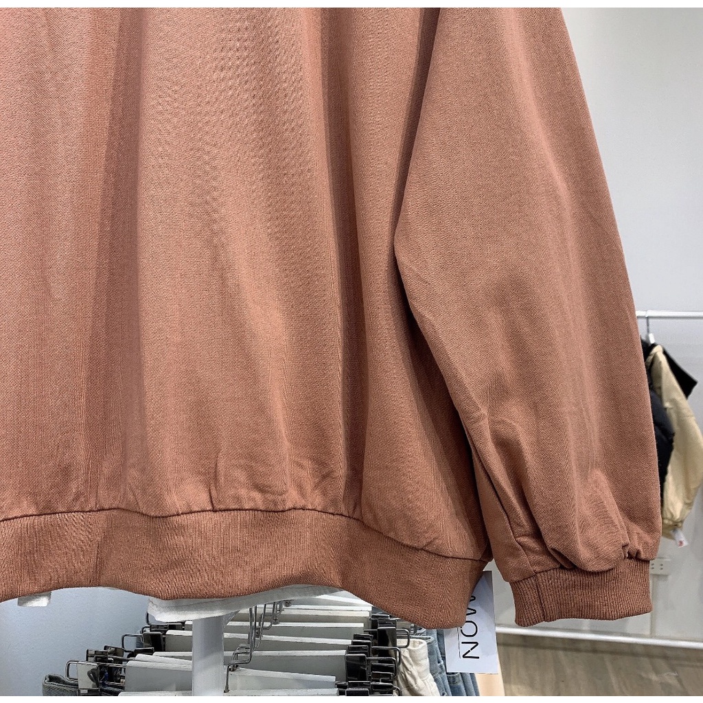 201170 Áo sweater nỉ da cá - áo nỉ da cá, áo nỉ nữ thời trang ulzzang freesize form rộng nhiều màu