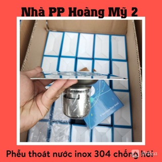 Phễu thoát nước chống hôi chống côn trùng - inox 304 đầu đạn