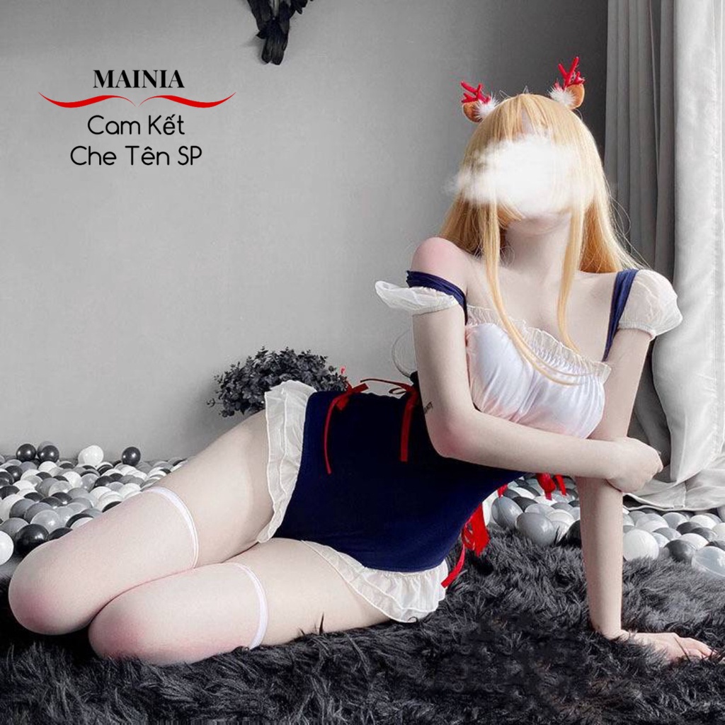 Bộ Bodysuit Cột Nơ Lưng Có Khóa Đáy Siêu Xinh Dễ Thương Sexy Quyến Rũ Mainia Shop