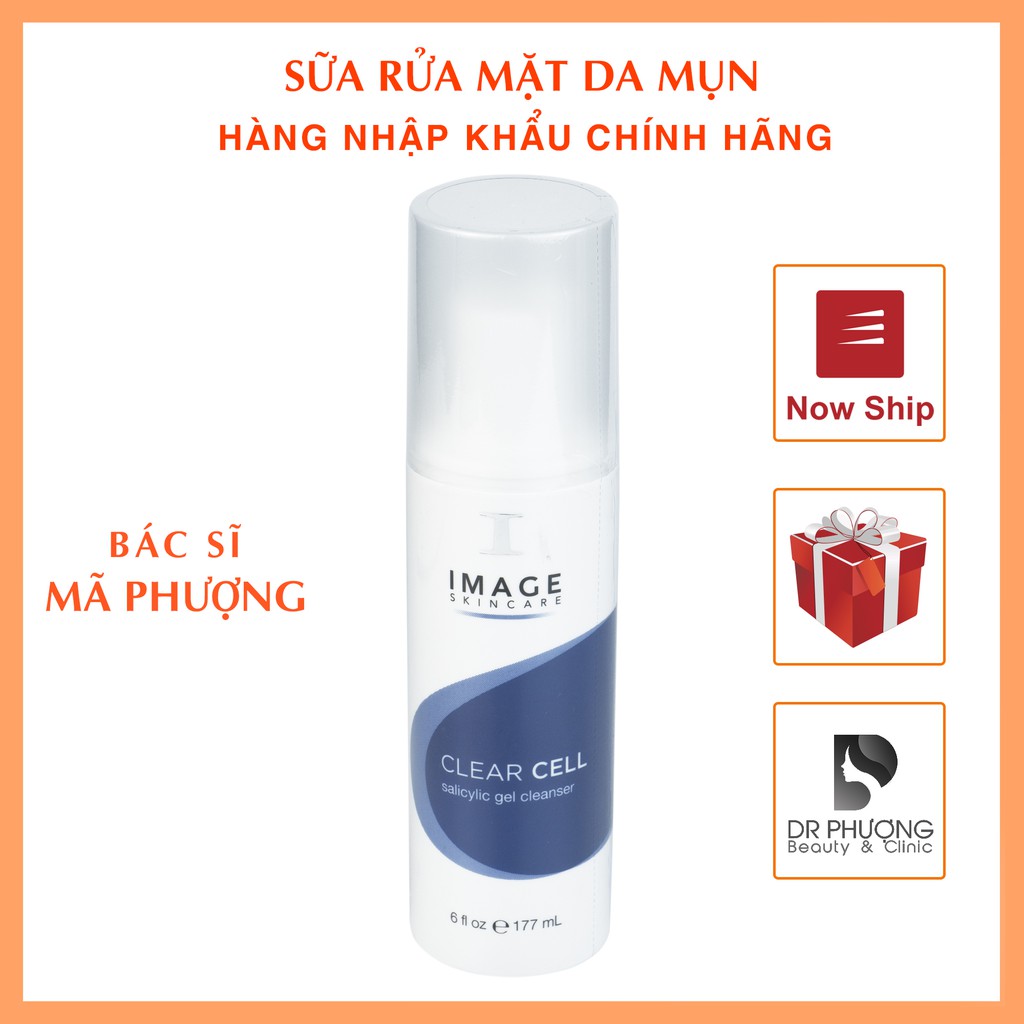 [CHÍNH HÃNG] Sữa Rửa Mặt  Cho Da Mụn Da Dầu Image Skincare Clear Cell 177ml