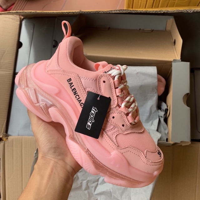 𝐂ự𝐜 𝐑ẻ | Xả Xả| HOT THANH LÝ- Giầy balenciaga hồng cam 1:1 ( Full box + free ship ) 2020 Có Sẵn : ' 2021 2021 $ ! ཾ .