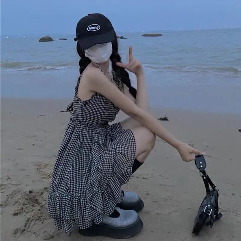Đầm Thiết Kế Mới Thời Trang Mùa Hè Theo Phong Cách Hàn Quốc Cho Nữ