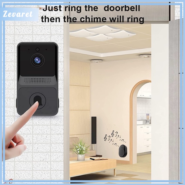 Chuông Cửa Mini Không Dây Kết Nối Wifi Có Thể Thu Âm Hai Chiều