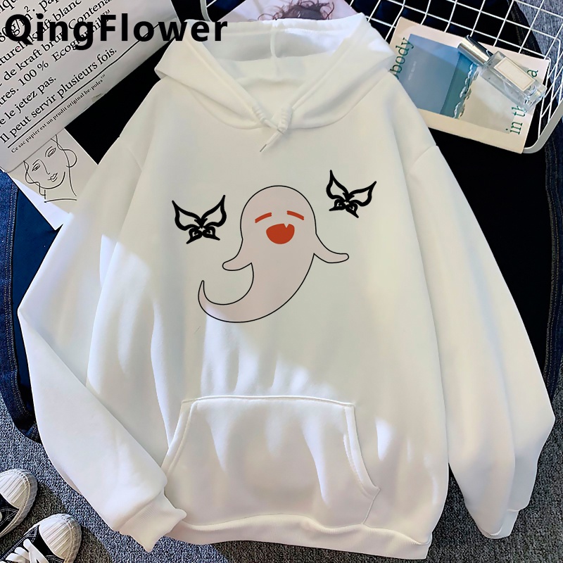 Áo Hoodie Họa Tiết Anime Hu Tao Kaedehara Kazuha Phong Cách Harajuku Cho Nam