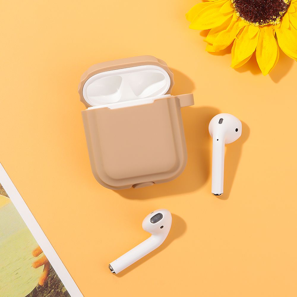 Vỏ bảo vệ hộp sạc tai nghe AirPods1/2/Pro bằng TPU mềm thoải mái nhiều màu&lt;br&gt;