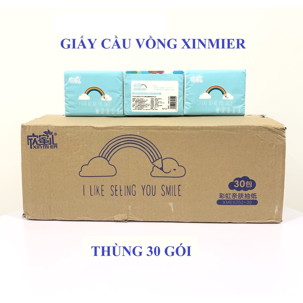 Giấy Cầu Vồng Siêu Dai Siêu Mềm Mịn