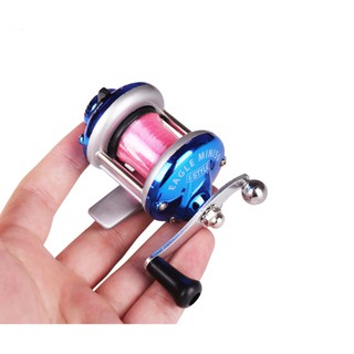 Máy câu cá mini bằng kim loại