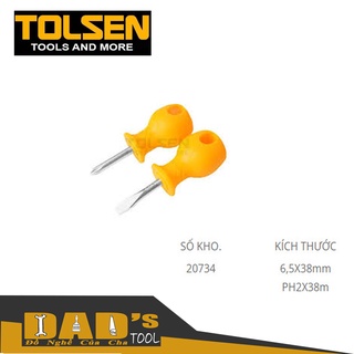 Bộ 2 tua vít mini chống trượt - tolsen 20734