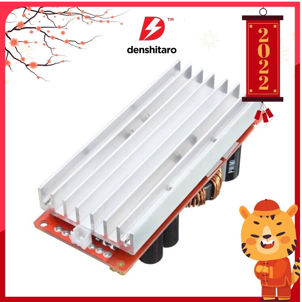 Denshitaro Mạch tăng áp 1200W 20A kèm quạt tản nhiệt D00-159