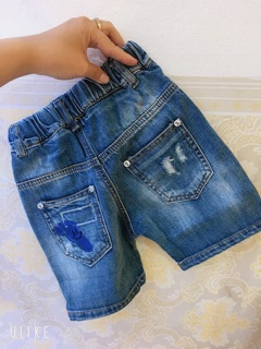 Quần jean lửng bé trai