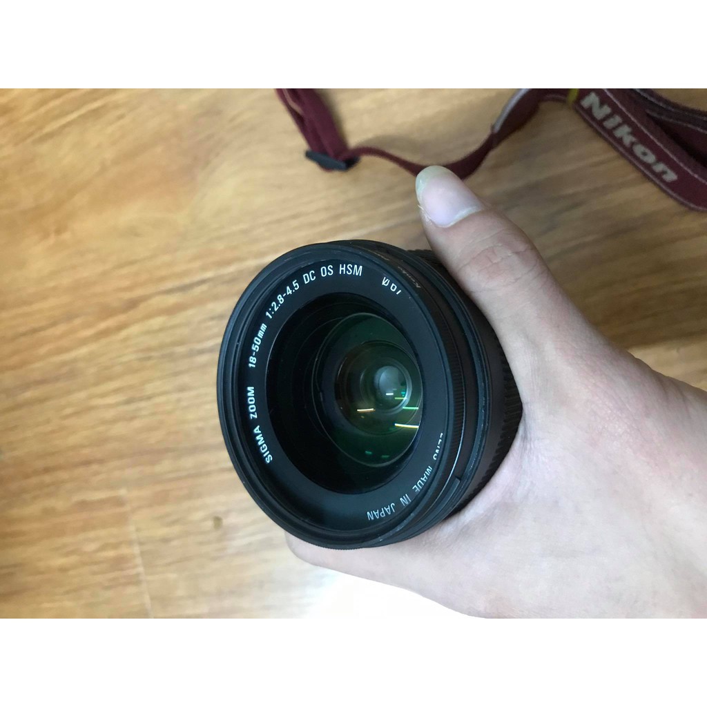 Lens Sigma 18-50mm f/2.8-4.5 DC OS HSM for Nikon - Mới 98%