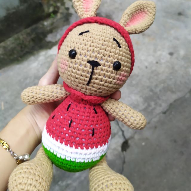 Móc khóa thú bông len nhung