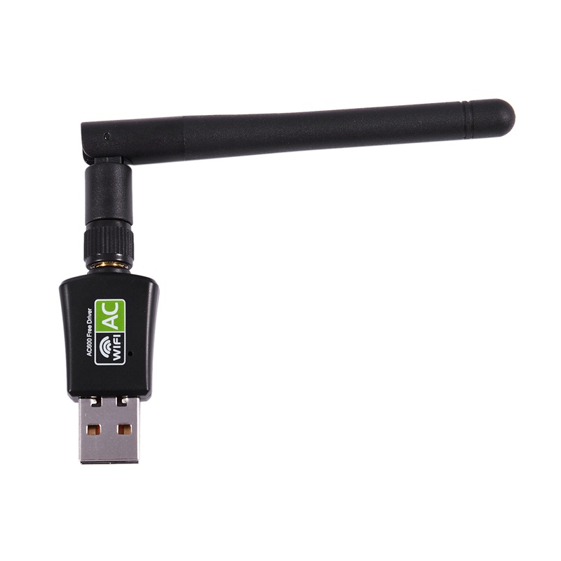 Built-In Free Driver 600Mbps Usb Wifi Adapter Ac600 2.4Ghz 5Ghz Dual Band Wireless Network Receiver Card for Pc Windows