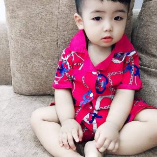 Bộ pijama lụa giấy 3d bé trai bé gái