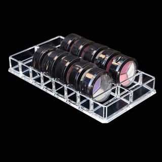 Eyeshadow Organizer Box, Acrylic Holder,16 Spaces Storage Case-01