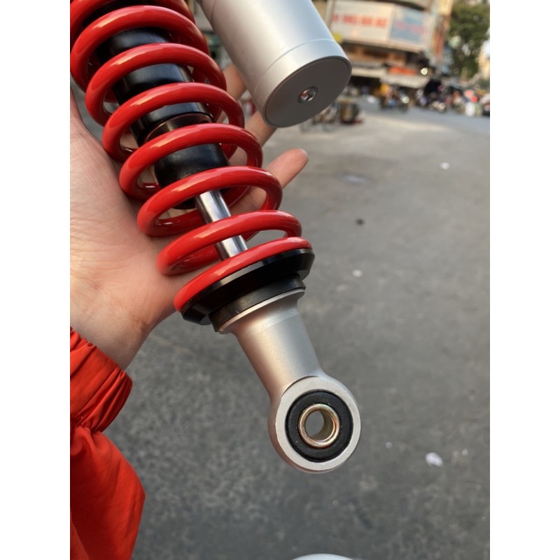 Phuộc sau nitron bình dầu lò xo đỏ cho các xe dream wave sirius jupiter taurus cub 280 cub 330 ..