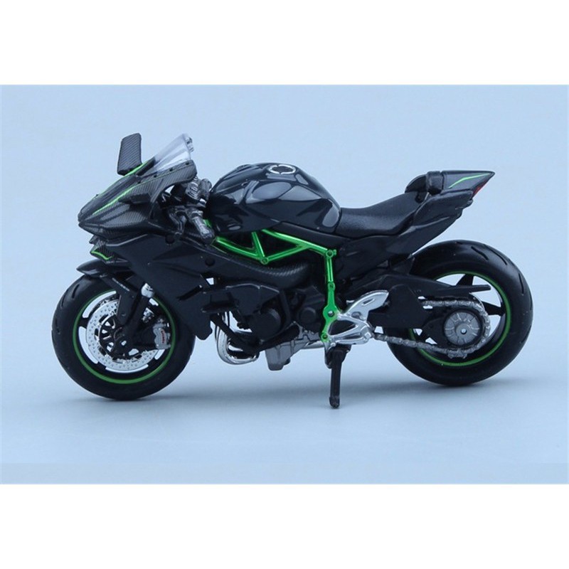 Mô Hình Xe Mô Tô Kawasaki H2R Cỡ 1 / 18