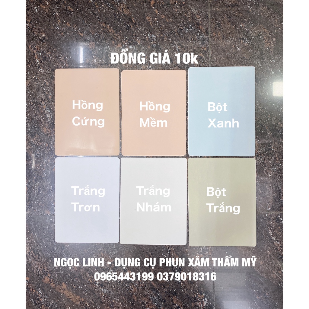 5 da tập các loại : trơn,hồng, dẻo, in hình