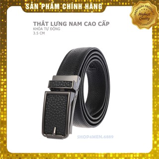 Thắt Lưng Nam Dây Nịt Nam Da Khóa Tự Động Mặt Cao Cấp Chính Hãng