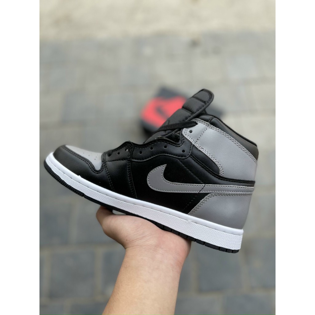 Giày Sneaker🌿FREESHIP🌿Giày Thể Thao JD1 Xám Đen Cổ Cao Nam Nữ | BigBuy360 - bigbuy360.vn