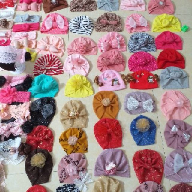 combo sỉ mũ turban 11c
