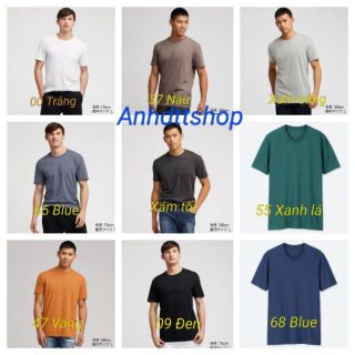 Áo thun không cổ Nam Uniqlo 2019 ( Hàng xách tay Nhật)